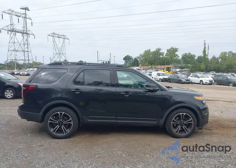 2015 Ford Explorer Sport из США, поврежденный, VIN 1FM5K8GT2FGA06358